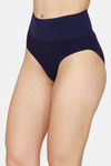 Zivame Anti-Microbial High Rise Full Coverage Tummy Tucker Hipster Panty (Pack of 2) - Multicolor — thumbnail 4